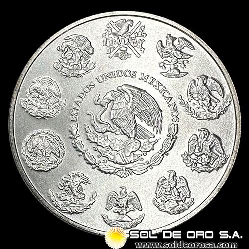 ESTADOS UNIDOS MEXICANOS - LIBERTY, 2010 - 20 ONZAS DE PLATA