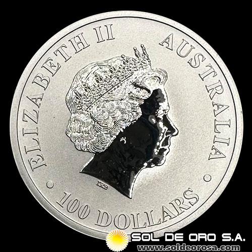 AUSTRALIA - 100 DOLLARS, 2011 - PLATYPUS - MONEDA DE PLATINO