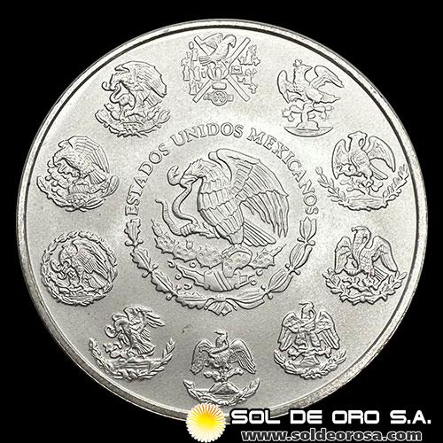 ESTADOS UNIDOS MEXICANOS - LIBERTY, 2011 - TUBO DE 20 ONZAS DE PLATA