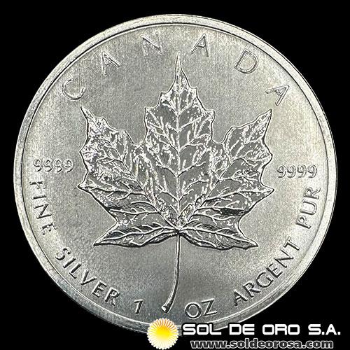 CANADA - 5 DOLLARS, 2012 - ELIZABETH II - TUBO DE 25 ONZAS DE PLATA