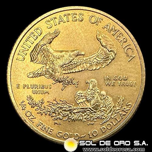 ESTADOS UNIDOS DE AMERICA - 1/4 oz., 10 DOLLARS - 2013 - MONEDA DE ORO