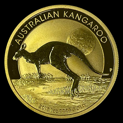 AUSTRALIA - 100 DOLLARS, 2015 - AUSTRALIAN KANGAROO - MONEDA DE ORO