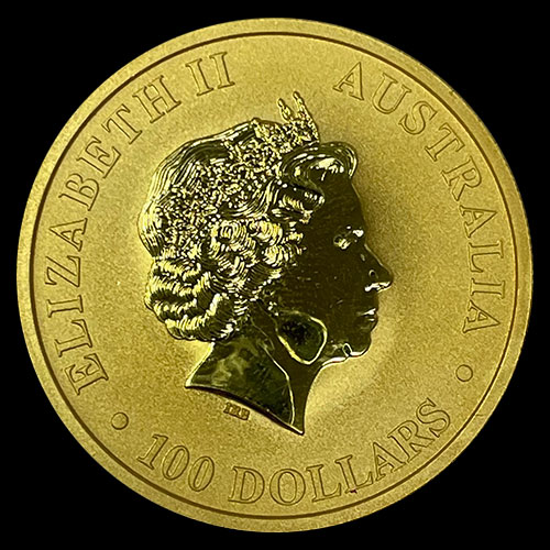 AUSTRALIA - 100 DOLLARS, 2015 - AUSTRALIAN KANGAROO - MONEDA DE ORO