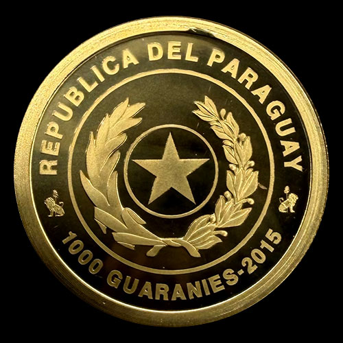 STAL - PARAGUAY - 1.000 y 1.500 GUARANIES - OLIMPIADAS DE RIO DE JANEIRO - MONEDAS CONMEMORATIVAS DE ORO