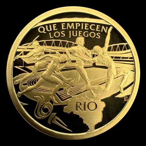 STAL - PARAGUAY - 1.000 y 1.500 GUARANIES - OLIMPIADAS DE RIO DE JANEIRO - MONEDAS CONMEMORATIVAS DE ORO