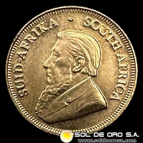 NO - SUDAFRICA - 1/10 KRUGERRAND, 2016 - MONEDA DE ORO