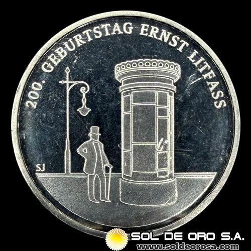 NA1 - ALEMANIA - 20 EUROS, 2016 - 200 ANIVERSARIO DE ERNST LITFAB - MONEDA DE PLATA