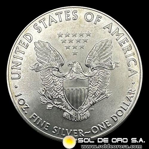 ESTADOS UNIDOS DE AMERICA - 1 DOLLAR, 2016 - LIBERTY - ONZA DE PLATA PURA