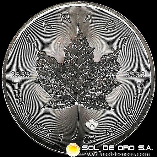 CANADA - 5 DOLLARS, 2016 - ELIZABETH II - ONZA DE PLATA