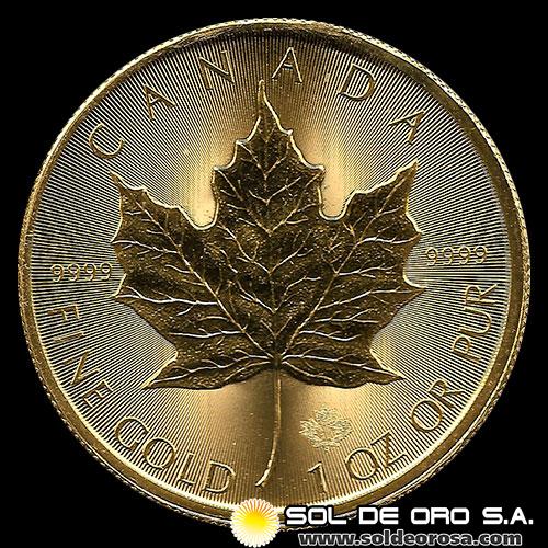 CANADA - 50 DOLLARS, 2017 - ELIZABETH II - MONEDA DE ORO