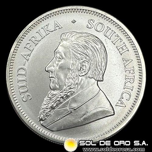 SUDAFRICA - KRUGERRAND, 2018 - ONZA DE PLATA PURA