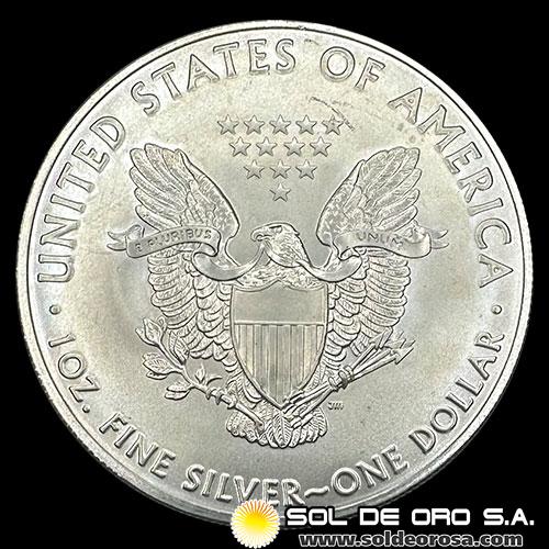 ESTADOS UNIDOS DE AMERICA - 1 DOLLAR - LIBERTY - 1991 - ONZA DE PLATA PURA