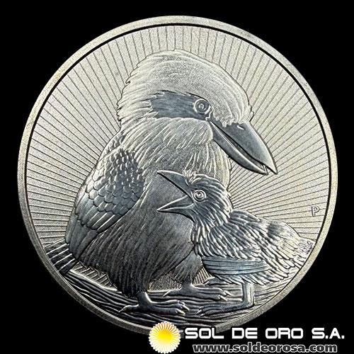 AUSTRALIA - 2 DOLLARS, 2020 - AUSTRALIAN KOOKABURRA - 2 OUNCES - MONEDA DE PLATA