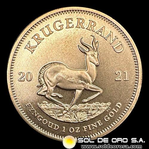 SUDAFRICA - KRUGERRAND, 2021 - MONEDA DE ORO