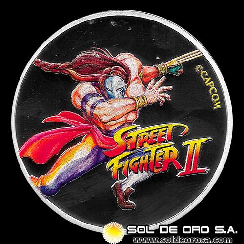 FIJI - 50 CENTS, 2021 - STREET FIGHTER II - MONEDA DE PLATA