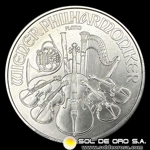 AUSTRIA - REPUBLIK OSTERREICH - 100 EURO, 2022 - MONEDA DE PLATINO