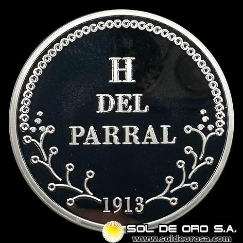 MEXICO - 1 PESO - H DEL PARRAL - 1 OUNCE - ONZA DE PLATA