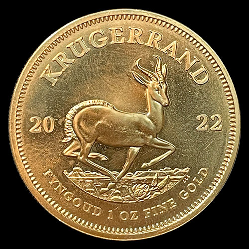 SUDAFRICA - KRUGERRAND, 2022 - ONZA DE PLATA PURA