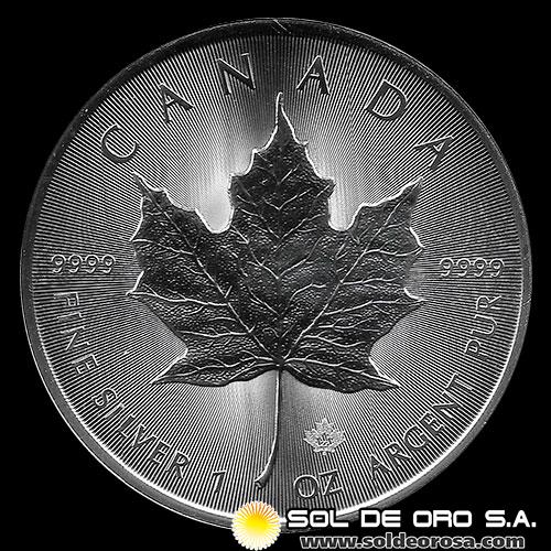 CANADA - 5 DOLLARS, 2022 - ONZA DE PLATA 999