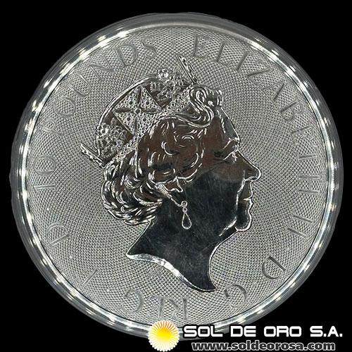 INGLATERRA - 10 POUNDS, 2023 - YALE OF BEAUFORT - MONEDA DE PLATA