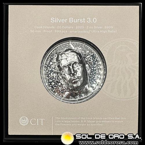 CANADA - 20 DOLLARS, 2023 - SNOWFLAKE - MONEDA DE PLATA