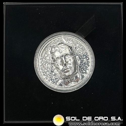 COOK ISLANDS - 20 DOLLARS, 2023 - SILVER BURST 3.0 - ELIZABETH II - MONEDA DE PLATA