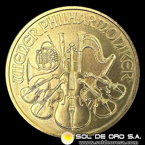 AUSTRIA - REPUBLIK OSTERREICH - 50 EURO, 2023 - MONEDA DE ORO