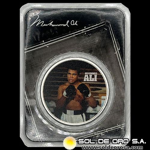 NIUE - 2 DOLLARS, 2023 - MUHAMMAD ALI - MONEDA DE PLATA