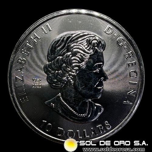 CANADA - 10 DOLLARS, 2023 - CANADIAN TIGER - IN THE NAME OF ELIZABETH II - 2 OUNCES - MONEDA DE PLATA