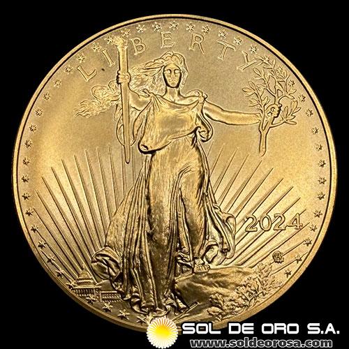 ESTADOS UNIDOS DE AMERICA - 50 DOLLARS, 2024 - AMERICAN EAGLE - MONEDA DE ORO