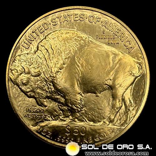 ESTADOS UNIDOS DE AMERICA - 50 DOLLARS, 2022 - AMERICAN BUFFALO - MONEDA DE ORO