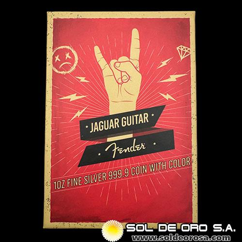 354 - SOLOMON ISLANDS - 2 DOLLARS, 2024 - KURT COBAIN JAGUAR GUITAR - MONEDA DE PLATA