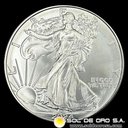 ESTADOS UNIDOS DE AMERICA - 1 DOLLAR, 2024 - LIBERTY - ONZA DE PLATA PURA