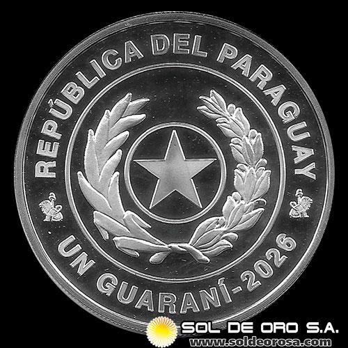 NUMIS - PARAGUAY - 1 GUARANI, 2026 - BID INVEST 2026 - MONEDA DE PLATA