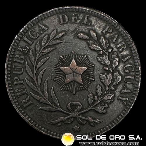 NUMIS - REPUBLICA DEL PARAGUAY - 4 CENTESIMOS - 1870 - MONEDA DE COBRE