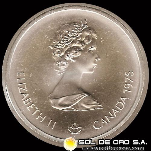 53 - CANADA - OLIMPIADAS MONTREAL 1976 - 10 DOLLARS, 1976 - MONEDA DE PLATA