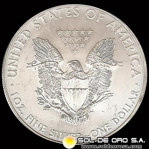 ESTADOS UNIDOS DE AMERICA - 1 DOLLAR - LIBERTY - 2010 - ONZA DE PLATA PURA