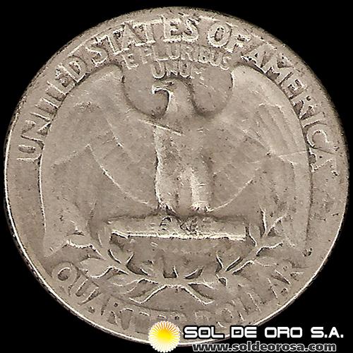 NA3 - ESTADOS UNIDOS - UNITED STATES - WASHINGTON QUATER DOLLAR, 1945 - MONEDA DE PLATA 
