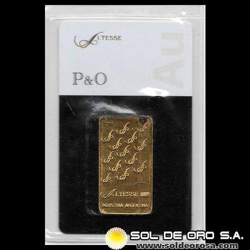 ALTESSE - ARGENTINA - 50 GRAMOS - BARRA DE ORO 24K