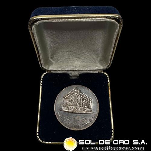 REPUBLICA DE MEXICO - 50 ANIVERSARIO DEL BANCO DE MEXICO - MEDALLA CONMEMORATIVA