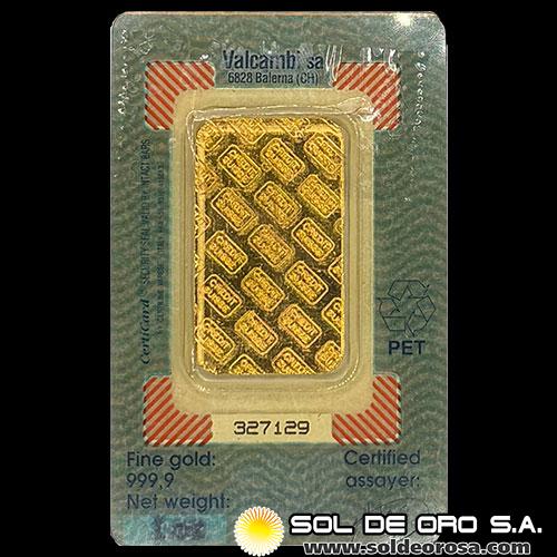 CREDIT SUISSE - ONE OUNCE - BARRA DE ORO 24K