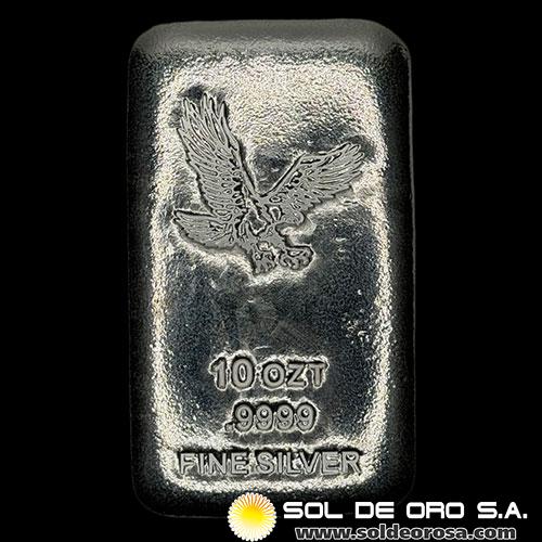 CNT MINTING - 10 OUNCES - BARRA DE PLATA 999