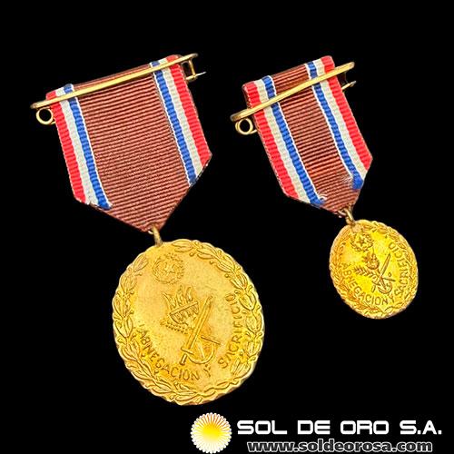 REPUBLICA DEL PARAGUAY - HONOR AL MERITO - ABNEGACION Y SACRIFICIO - CONDECORACIONES DEL PARAGUAY
