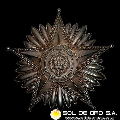 REPUBLICA DEL PARAGUAY - ORDEN NACIONAL DEL MERITO - GRAN CRUZ EXTRAORDINARIA - CONDECORACION