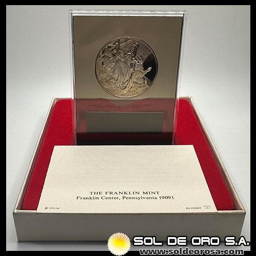 ESTADOS UNIDOS DE AMERICA - THE CHRIST CHILD - THE FRANKLIN MINT - MEDALLA DE PLATA 925