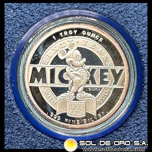 ONZA DE PLATA PURA - 60th ANNIVERSARY OF MICKEY MOUSE - LIMITED EDITION - ONZA DE PLATA 999