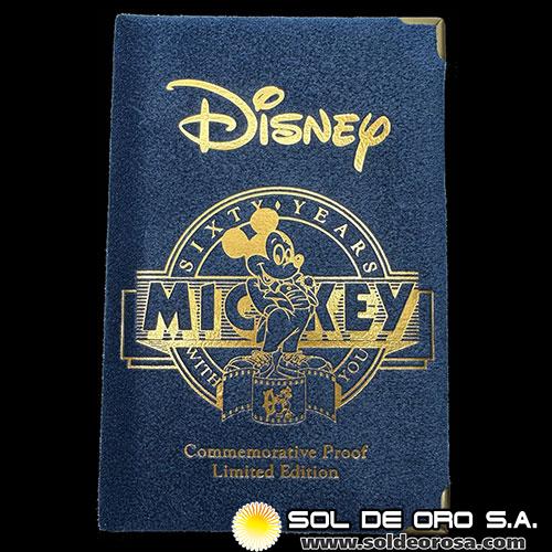 ONZA DE PLATA PURA - 60th ANNIVERSARY OF MICKEY MOUSE - LIMITED EDITION - ONZA DE PLATA 999