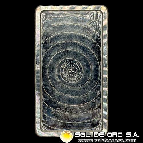 SCOTTSDALE MINT - 10 OUNCES - BARRA DE PLATA PURA
