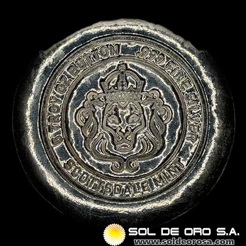 SCOTTSDALE MINT - 5 OUNCES - BARRA DE PLATA PURA