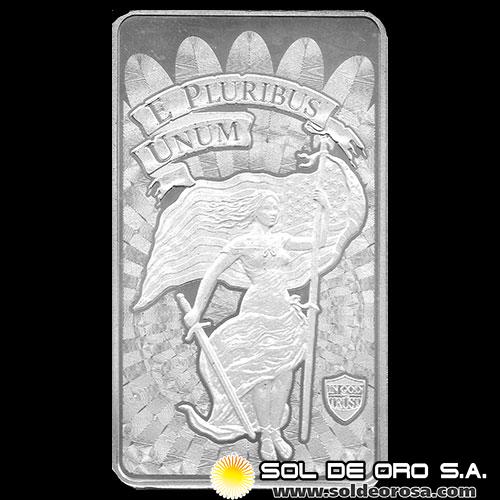 UNITY - 10 OUNCES - BARRA DE PLATA PURA